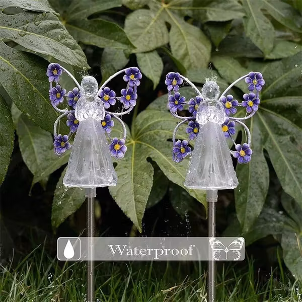 Änglar - Solcell - 80 cm - Olika Färger -