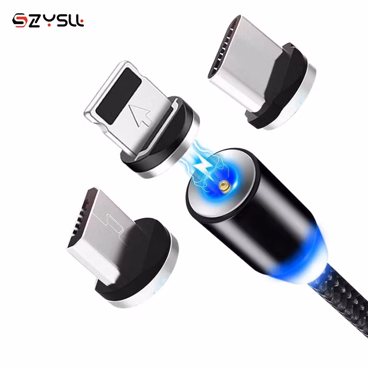 Mobil Laddare Magnetiska 3 in 1 USB-C - iPhone - Android