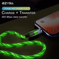 Mobil Laddare Magnetiska 3 in 1 Flash Kabel USB-C - iPhone - Android