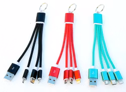 Mobil Laddare 3 in 1 20 W - Nyckelring -