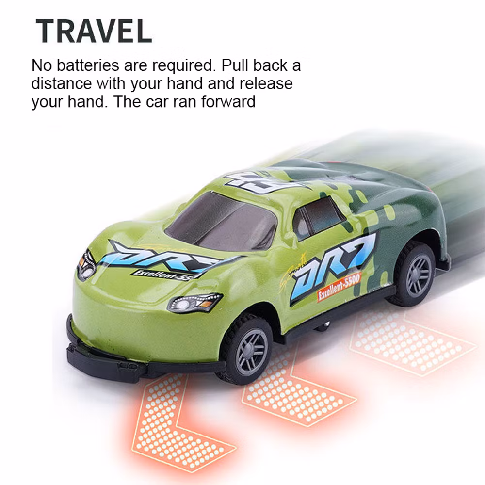 Leksaksbilar voltar + Pull Back ( 4-7 Pack )