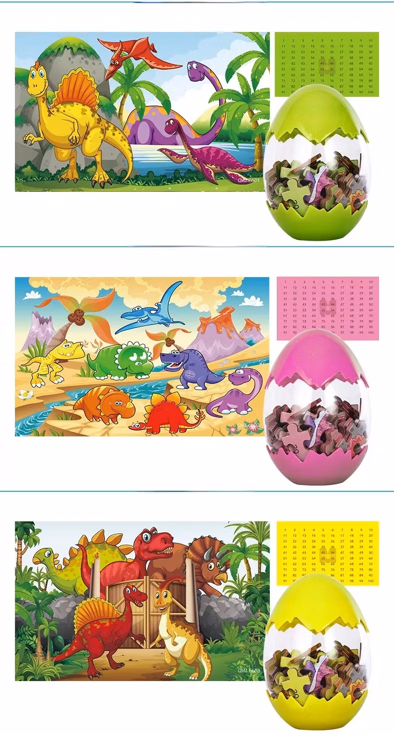 Dinosaurie - Pussel/Ägg -