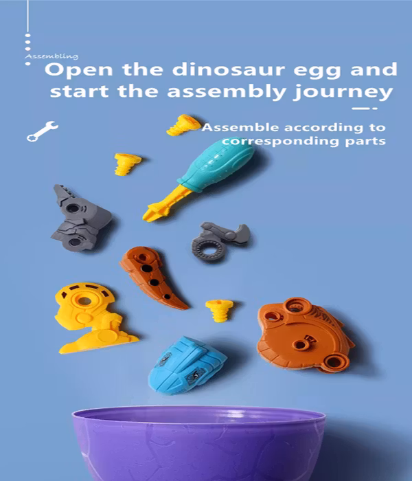 Dinosaurie - Bygga själv/Ägg -