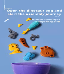 Dinosaurie - Bygga själv/Ägg -