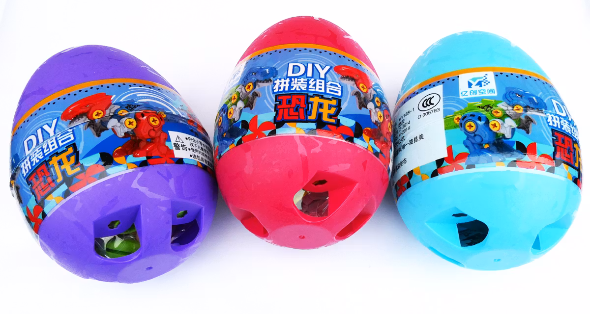 Dinosaurie - Bygga själv/Ägg -