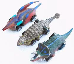 Dinosaurie Paket - Bilar - Pull Back - 5 st -