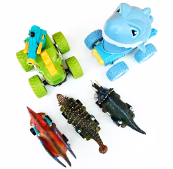 Dinosaurie Paket - Bilar - Pull Back - 5 st -