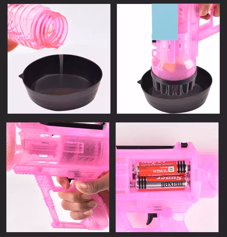 Kulspruta skjuter häftiga bubblor - Blå -