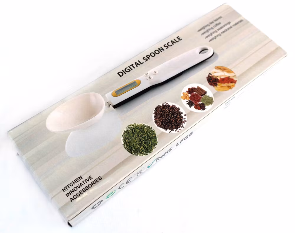 Skedvåg Digital - Måttvåg 500g/0.1g - Batteri ingår -