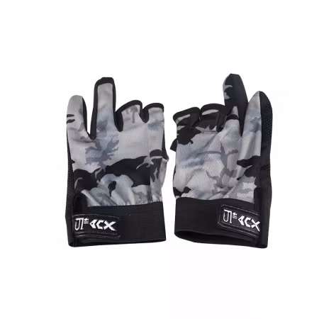 Fiske/Utomhus Handskar - 3 fingrar - Grå - Par -