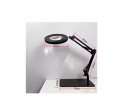 Förstoringslampa 10X med 72 LED-Lampor - Bords platta -