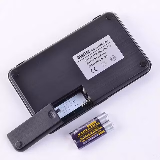 Pocketvåg Deluxe + Miniräknare 500g/0.01g