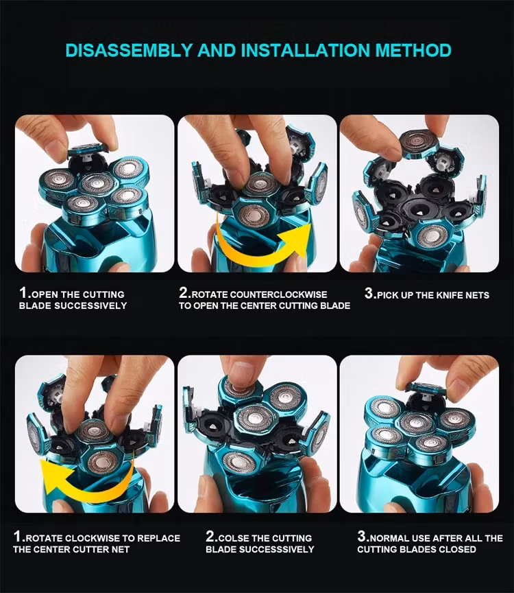 Rakapparat - 6 in 1 - Enhands Grepp - USB -