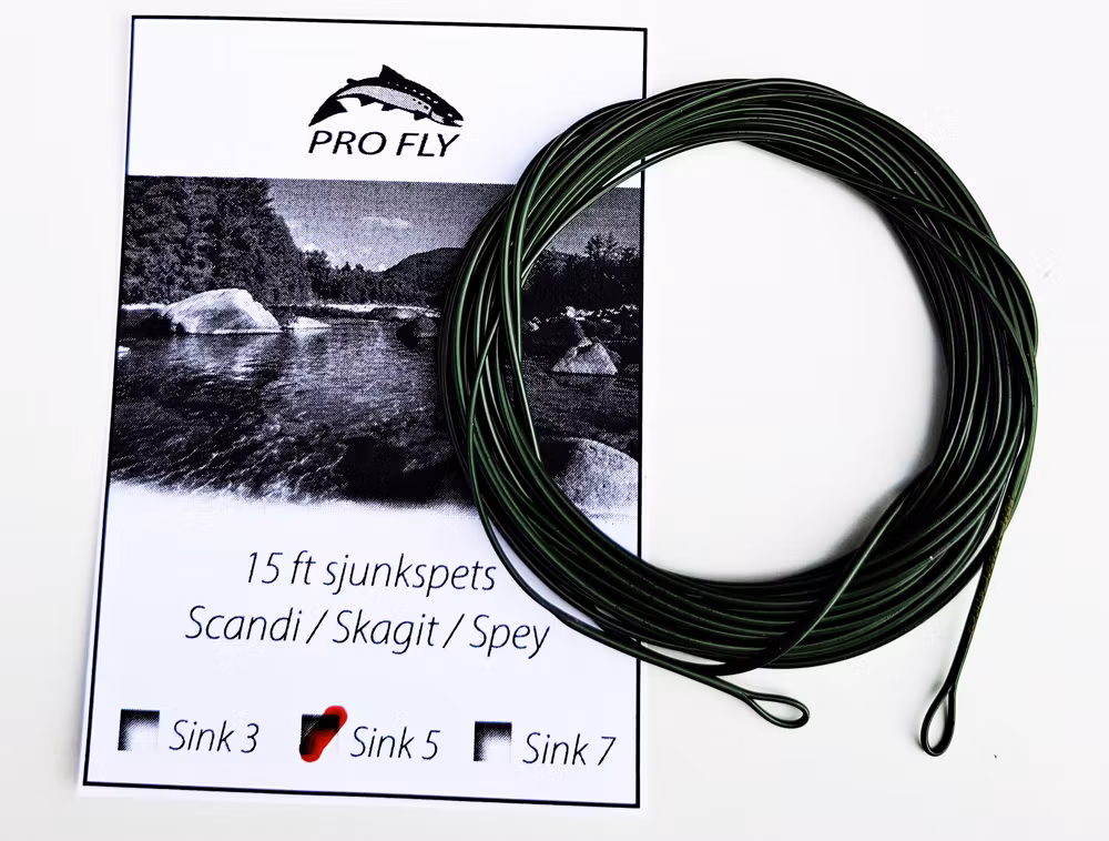 Sjunk Spetsar - 15´ft - Scandi - Skagit - Spey - Sink3/5/7/Intermediate -