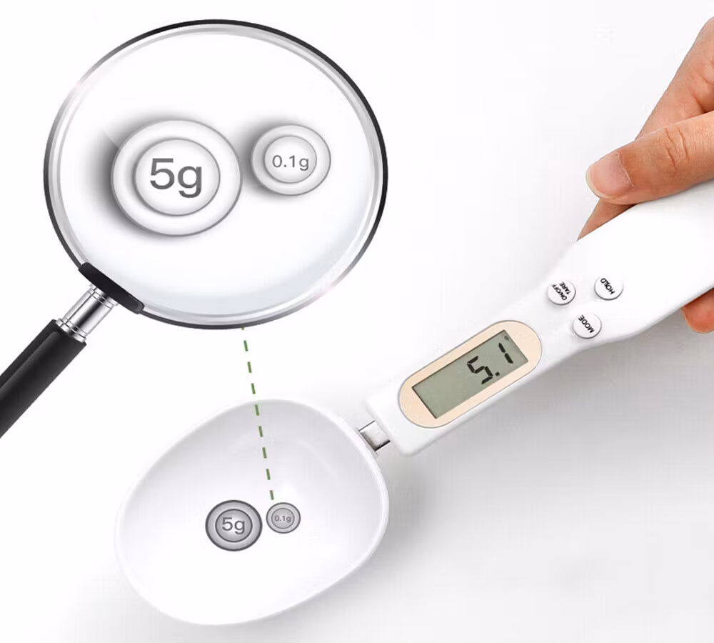 Skedvåg Digital - Måttvåg 500g/0.1g - Batteri ingår -