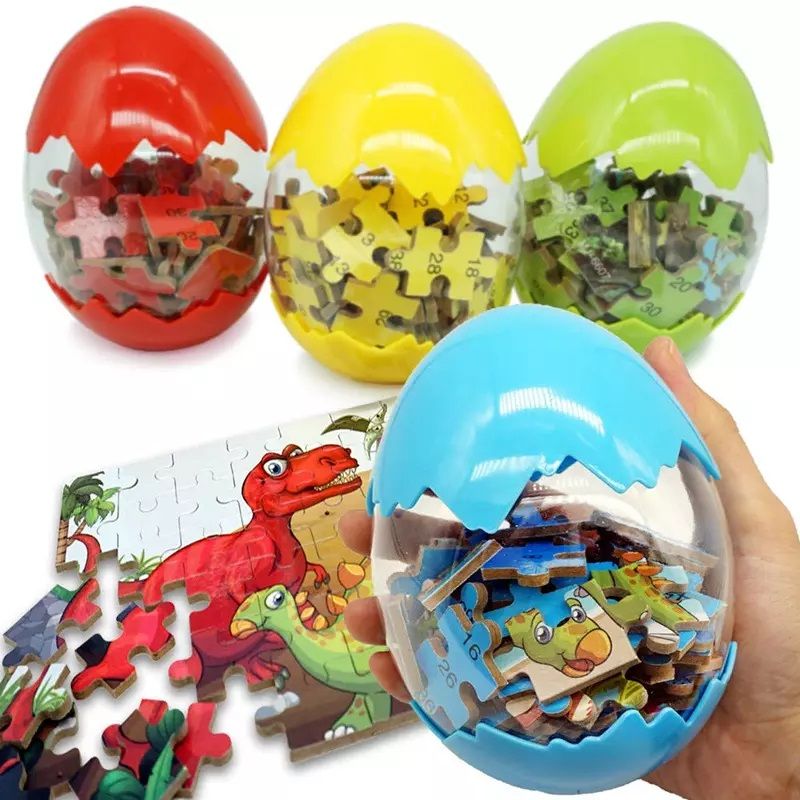 Dinosaurie - Pussel/Ägg -