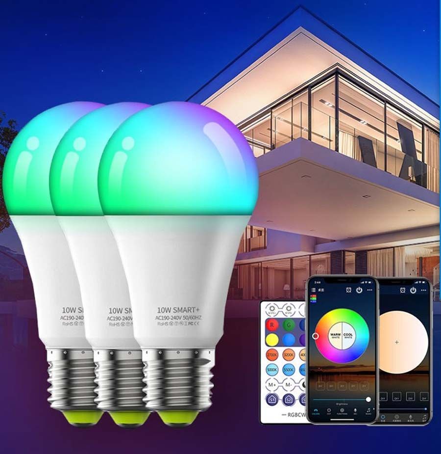 LED Smart Glödlampa 3 - Pack