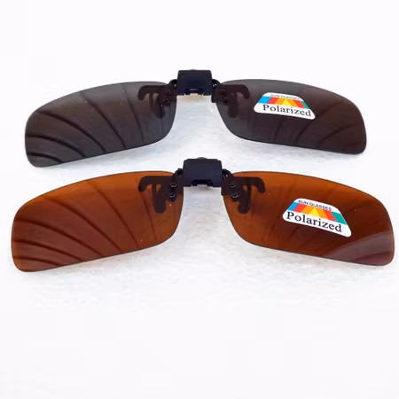 Clip on/Flip Up - Polarized -  2 olika storlekar -