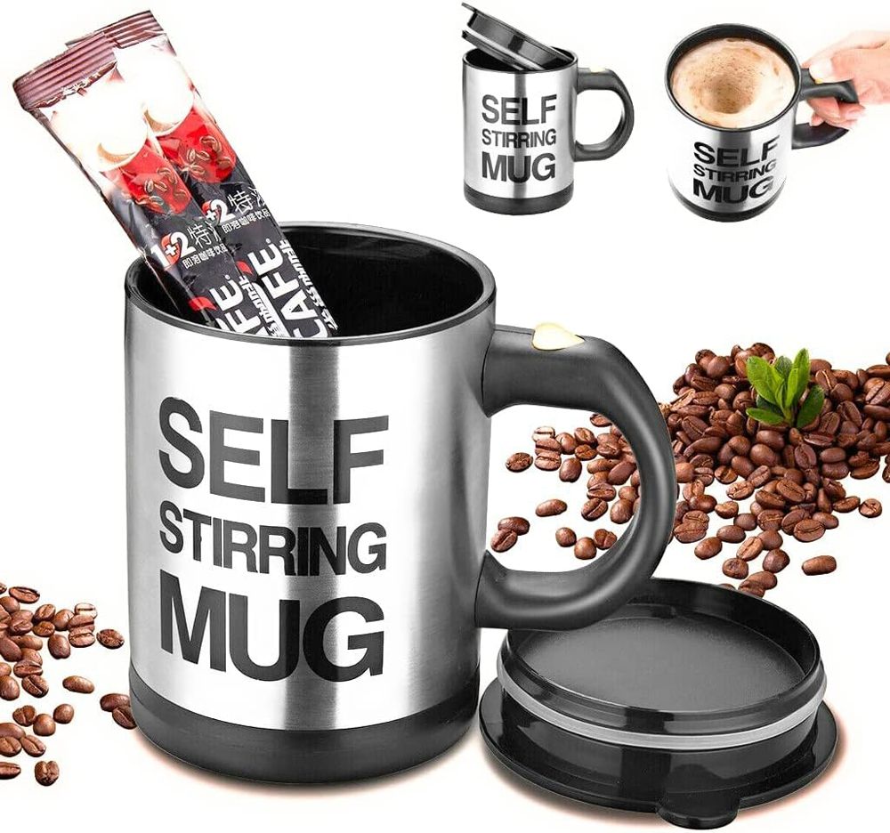 Self Stirring Mug - Kaffemuggen från framtiden
