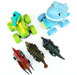 Dinosaurie Paket - Bilar - Pull Back - 5 st -