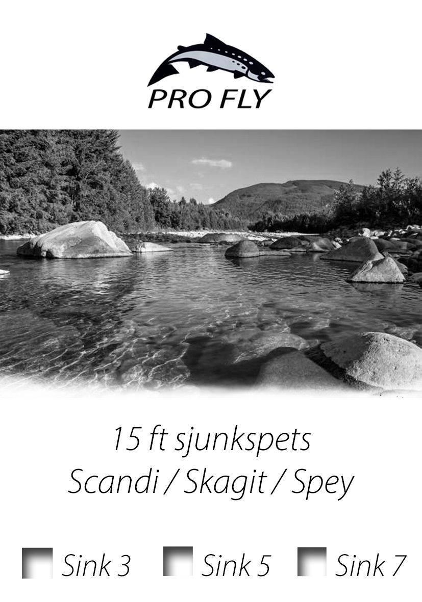 Pro Fly 15´ft - Scandi - Skagit - Spey - Sink3/5/7
