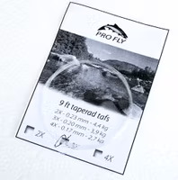 Pro Fly 9´ Taperade Tafsar (1-2 st Förpackning)