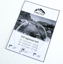 Pro Fly 9´ Taperade Tafsar (1-2 st Förpackning)