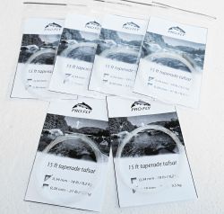 Pro Fly 15´ Taperade Lax tafsar 0.34 mm + 0.38 mm ( 2 st)