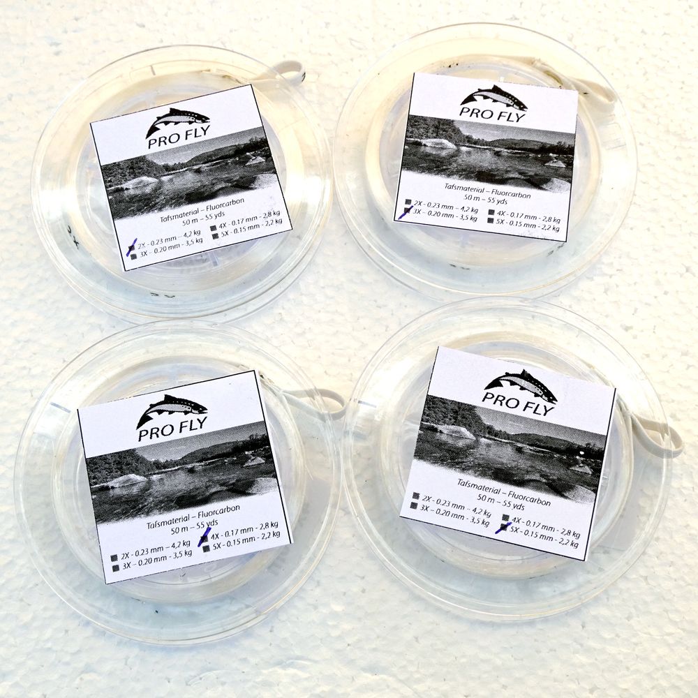 Pro Fly Fluorcarbon Tafs Material 50 m 2X-3X-4X-5X