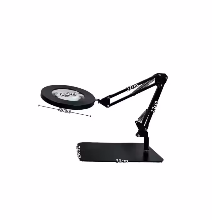 Förstoringslampa 5X med 72 LED-Lampor - Bords platta -