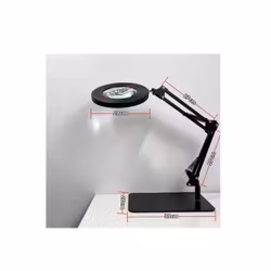 Förstoringslampa 5X med 72 LED-Lampor - Bords platta -