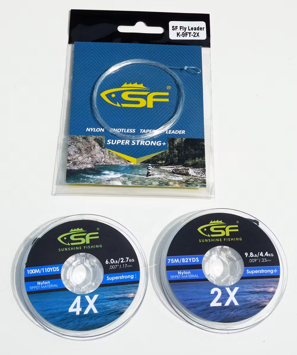 Pro Fly 9´ Tafsar + 2X-4X Material 75-100 m