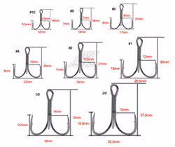 Trekrok - Olika storlekar 6-4-2-1-1/0
