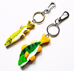 Abborre - Gädda - Nyckelringar -