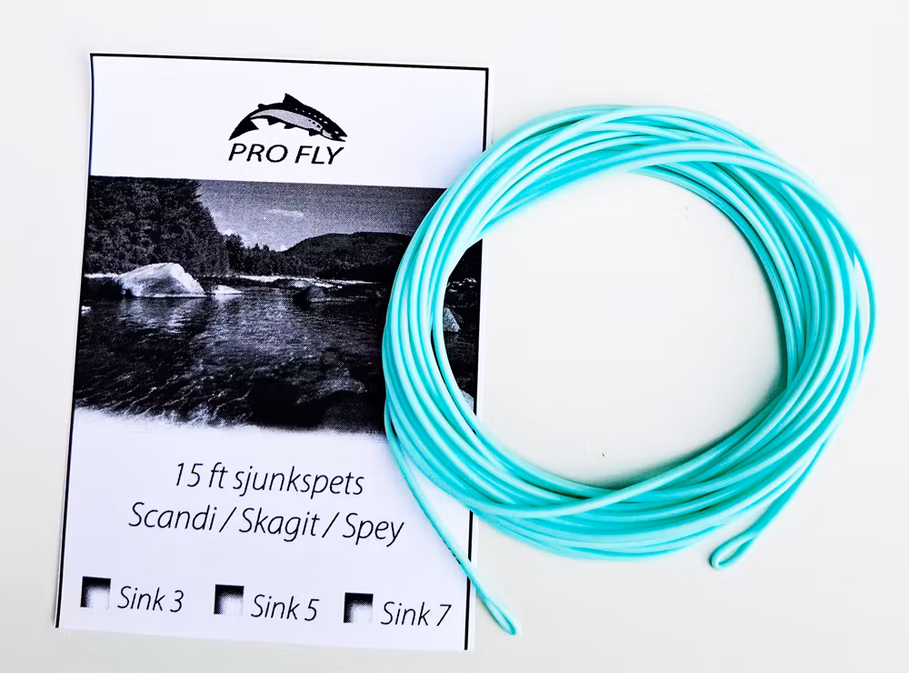 Sjunk Spetsar - 15´ft - Scandi - Skagit - Spey - Sink3/5/7/Intermediate -