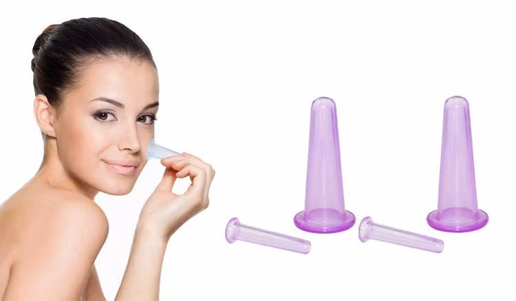 Koppning - vakuumkoppar ansikts set 4pack