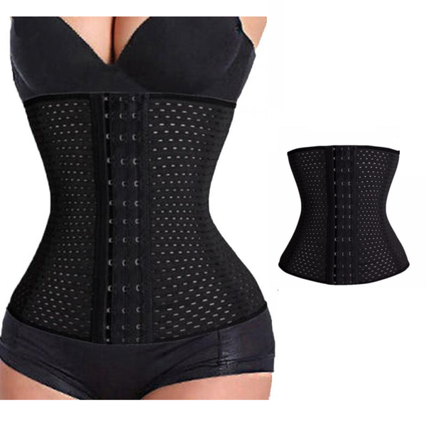 Korsett -WaistTrainer- Svart S