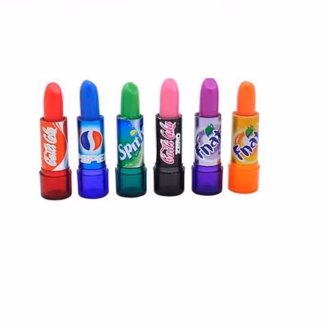 Läppbalsam i rolig flaskform