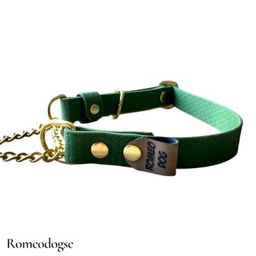 Hundhalsband Hexa kedja justerbart 16,20,25mm