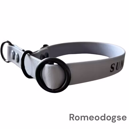 Stryphalsband med ett stopp Biothane 16,19,25mm