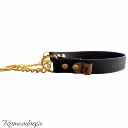 Hundhalsband Selma med kedja 16,20,25mm