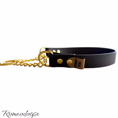 Hundhalsband Selma med kedja 16,20,25mm