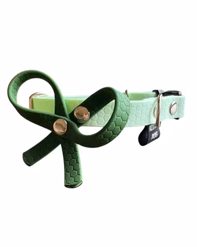 Hundhalsband SolBritt med rosett 16,20mm