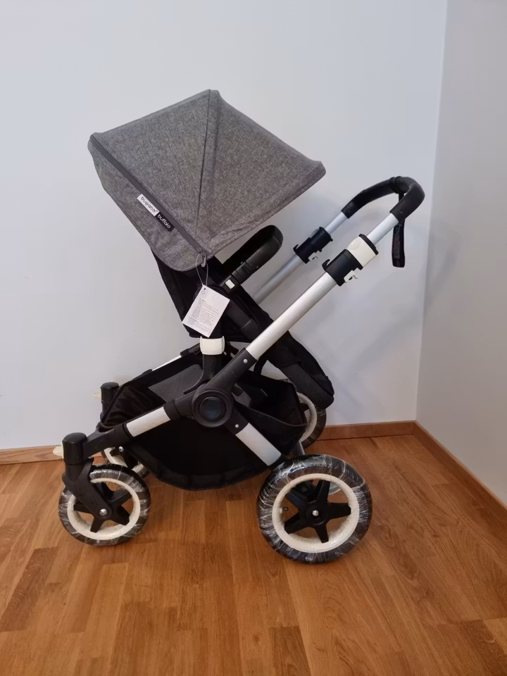 Bugaboo Buffalo kombivogn - Black/Grey Melange