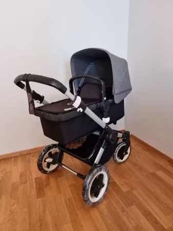Bugaboo Buffalo kombivogn - Black/Grey Melange