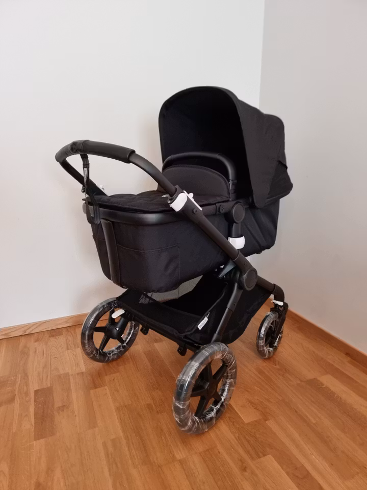 Bugaboo Fox 2 - All Black kombivogn (NY)
