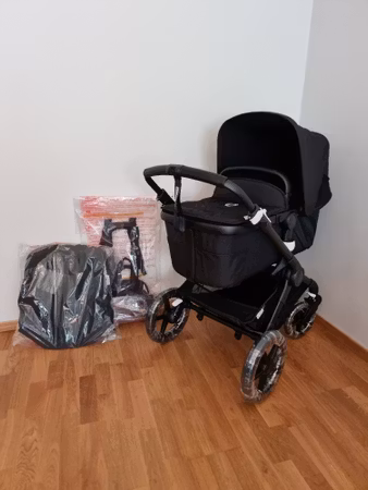 Bugaboo Fox 2 - All Black kombivogn (NY)