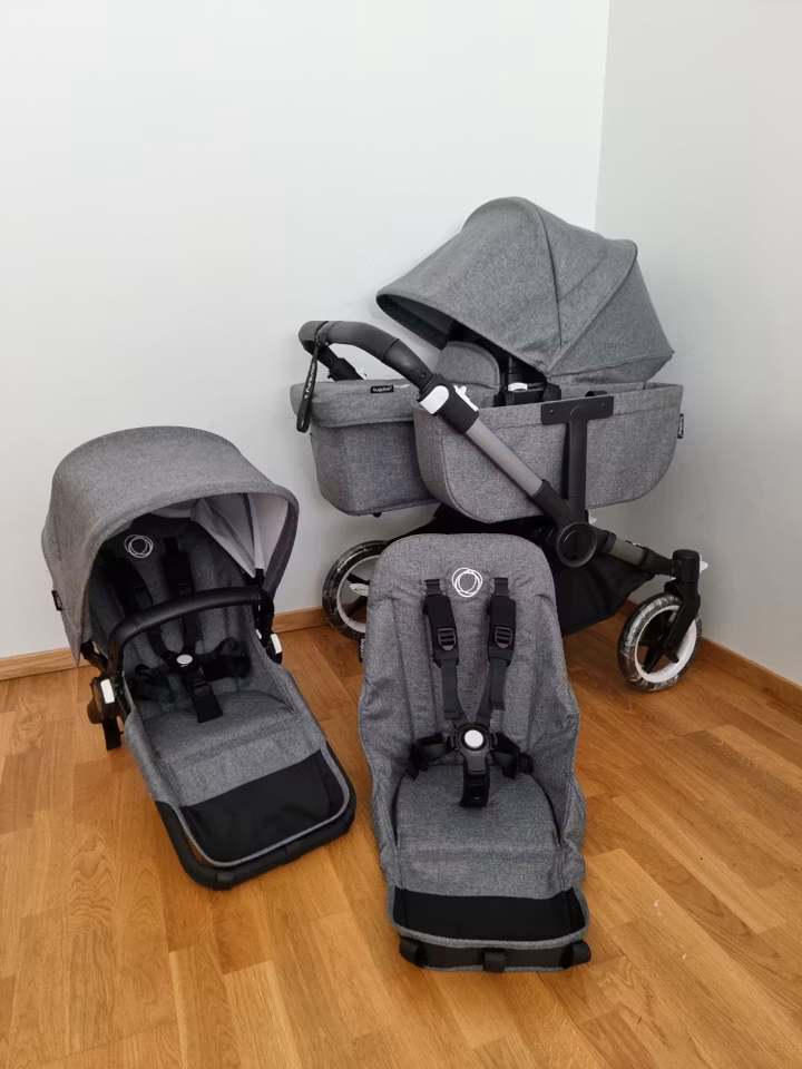Bugaboo Donkey 5 Duo - Grey Melange