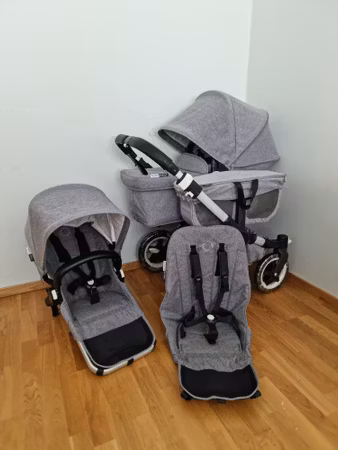Bugaboo Donkey 2 Duo - Classic Grey