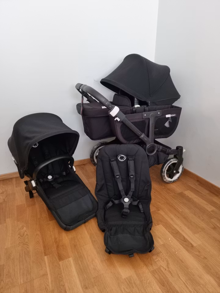 Bugaboo Donkey 2 Duo - All Black
